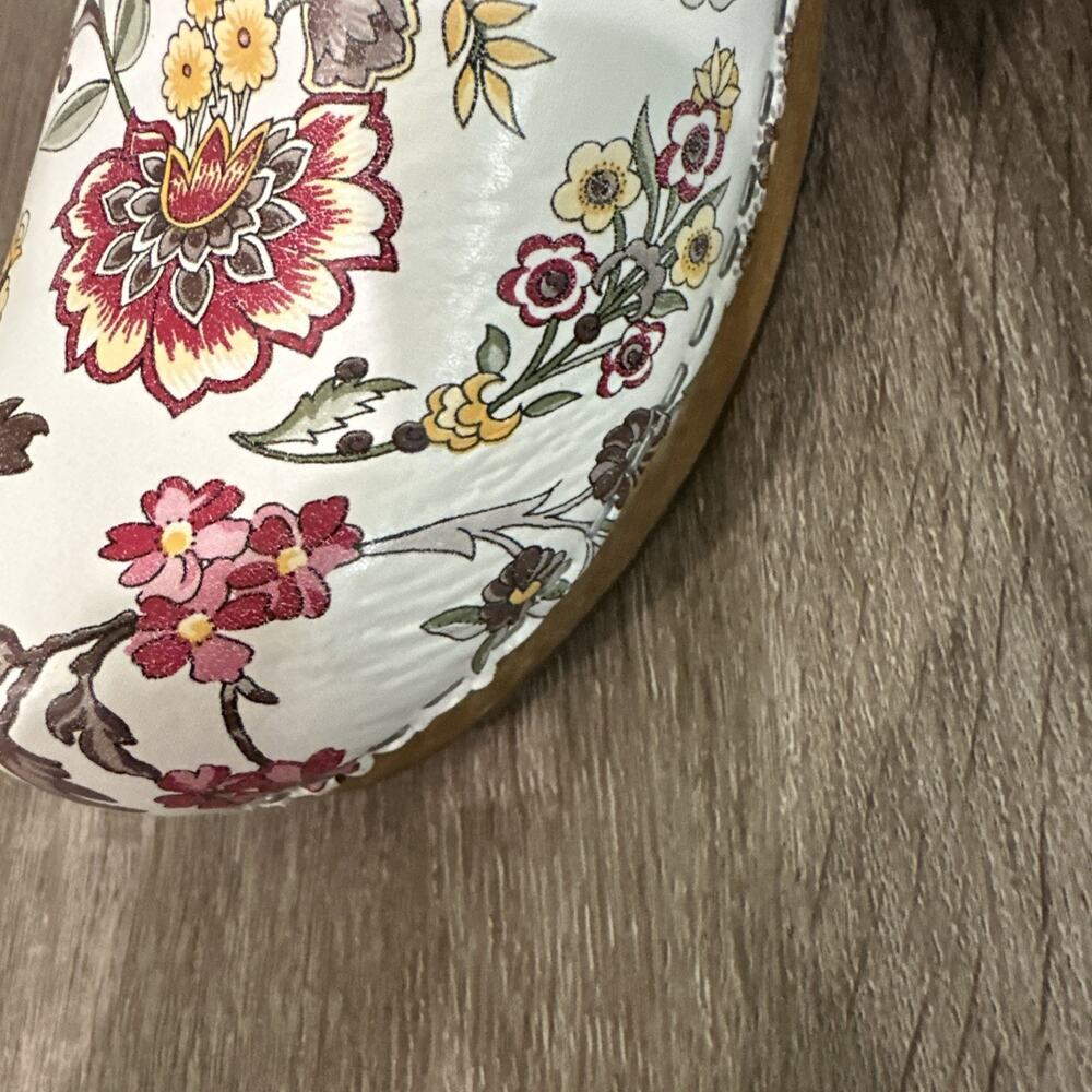 Sanita Flower Leather Danish Clogs Shoes‎ 38 - Picture 7 of 8